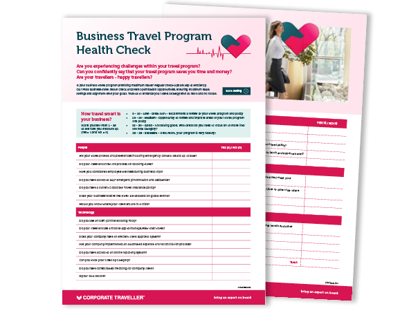 Business Travel Program Health Check